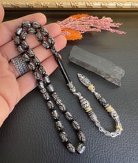 Kapsül Model Gümüş İşlemeli Erzurum Oltu Tesbih