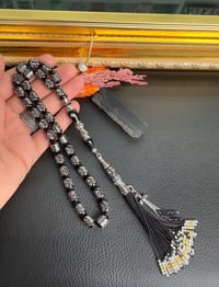 Kapsül Model Gümüş İşlemeli Erzurum Oltu Tesbih