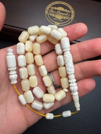 Kapsül Model Kalem İşçilikli İmame Dizayn Kemik Tesbih