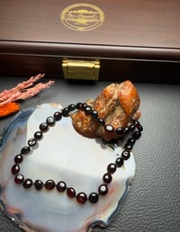 Kırmızı Renk Damla Kehribar Bebek Diş Kolye
