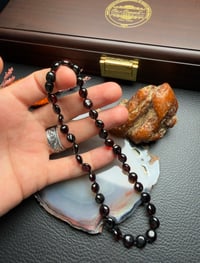Kırmızı Renk Damla Kehribar Bebek Diş Kolye