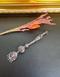 Osmanlı Arması Özel Tasarım Gümüş Püskül