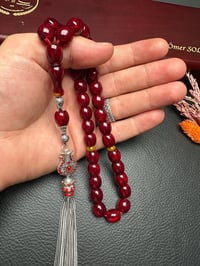 Osmanlı Benzetme Sıkma Kehribar Tesbih