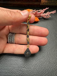 Özel Tasarım Diamond Taşlı  Gümüş Püskül