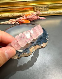 Pembe Kuvars Taşı Doğal Taş Bileklik