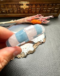 Pembe Kuvars ve Akuamarin Doğal Taş Bileklik