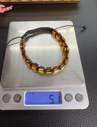 Rolex Küp Model Damla Kehribar Yetişkin Bileklik