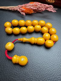 Sistemli Maskot Efe Model Sıkma Kehribar Tesbih