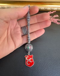 Üç Hilal Ve Tuğra Model Gümüş Püskül