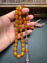 Yakup Kara Usta İşi Sıkma Kehribar Tesbih