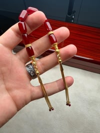 Zaza Model Eski Osmanlı Habbe Sıkma Kehribar Tesbih