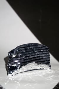Gümüş Payetli Clutch Abiye Çanta