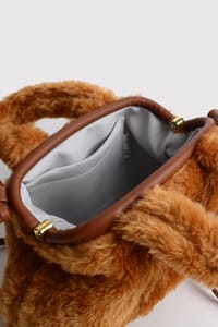 Taba Peluş Tote El ve Omuz Çantası