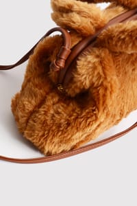 Taba Peluş Tote El ve Omuz Çantası