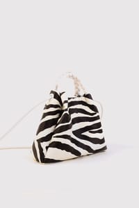 Zebra Kadın Desenli El ve Çapraz Çanta