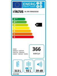 Altus AL 370 NE 406 LT No Frost Buzdolabı