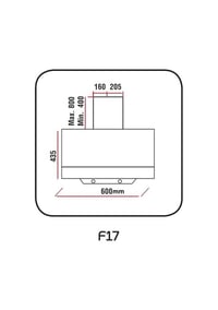Alveus F17 Duvar Tipi 60 CM Davlumbaz