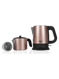 Arnica IH33151 Rose Renkli Demli Çay Makinası 1.5 L Çelik Malzeme ile Şık Tasarım