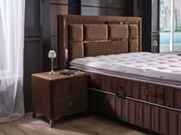 Brown Diamond XL Keten Lifli Organik Pedli Yatak
