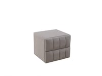 BUBBLEBED CloudSide Soft Komodin – Yumuşak Dokulu Kumaş, 2 Çekmeceli, Premium Seri