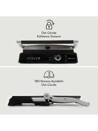 Conti CG-320 Bestost 2000 Watt Izgara ve Tost Makinesi Inox