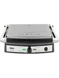 Fakir N-Joy 2000 W Tost Makinesi – Ayarlanabilir Isı Kontrollü, Granit Plakalı, 180° Açılır Gümüş Gövde ve Izgara Özellikli