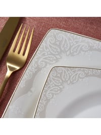 Güral Porselen Caroline 62 Parça Kare Bone Yemek Takımı - 6172
