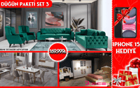 Mobilya Düğün Paketi Set 3