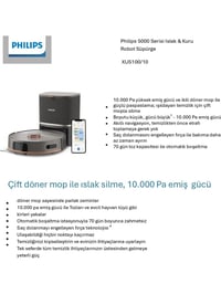 Philips 5000 Serisi Islak Kuru Robot Süpürge - XU5100/10
