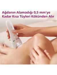 Philips BRE700/05 Epilatör (Yüz+Koltuk altı+Bikini Bölgesi+Bacak)Islak-Kuru,Işıklı,Kablosuz