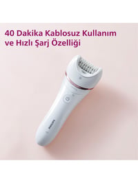 Philips BRE700/05 Epilatör (Yüz+Koltuk altı+Bikini Bölgesi+Bacak)Islak-Kuru,Işıklı,Kablosuz