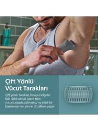 Philips Vücut Bakım 3000 Serisi Duşa Uygun, Hassas Bölge ve Vücut Tıraş Makinesi - BG3480/15