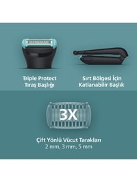 Philips Vücut Bakım 5000 Serisi Duşa Uygun, Hassas Bölge ve Vücut Tıraş Makinesi - BG5475/15