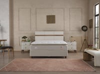 ROMA Up-Down Paket Yaylı Full Set - Biyomekanik Uyumlu Ortopedik Yatak, Fonksiyonel Baza ve Başlık