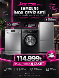 Samsung 3'lü İnox Düğün Çeyiz Seti