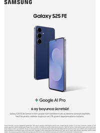 Samsung Galaxy S25 Fe 256 GB 8 GB Ram (Samsung Türkiye Garantili) Gece Siyahı