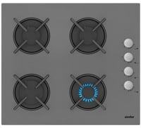 Simfer 3537 4G 60 CM Silver Cam Ank. Ocak Yeni Model
