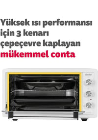 Simfer 4502 45 LT Yoğurt Fonksiyonlu Turbo Midi Fırın