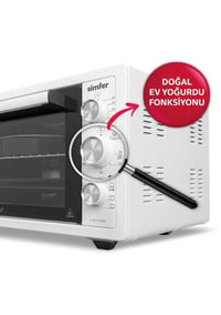 Simfer 4502 45 LT Yoğurt Fonksiyonlu Turbo Midi Fırın