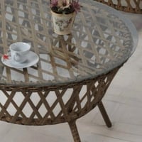 Viola 2+1+1 Cappucino Bahçe Balkon Oturma Koltuk Takımı