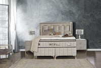 Wool Touch Pedli Koyun Yünü Torba ve Paket Yaylı Ortopedik Yatak Seti