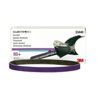 3M 33440 Cubitron II Bant Zımpara 80 kum 10mm x 330mm 10 Adet