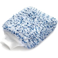 Boyassi  1100GSM Kalın Mavi-Beyaz Araç Yıkama Eldiveni – 20cm X 26cm