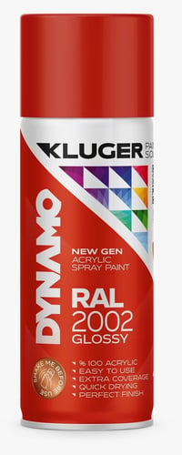 Kluger RAL 2002 140 Makine Kırmızı 400ml.