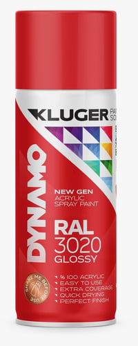 Kluger RAL 3020 Bayrak Kırmızı 