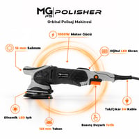 MG PS ORBİTAL POLİSAJ  MAKİNESİ 1000W 125MM