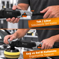 MG PS YÜKSEK TORKLU ROTARY POLİSAJ MAKİNESİ RX PRO 1200W
