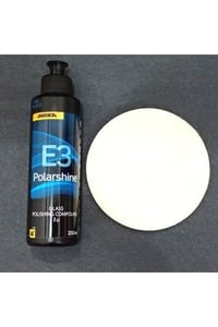 Mirka Polarshine  E3 Cam Polisaj Ürünü  250ml ve Flexipads Cam Pata Keçesi Seti 