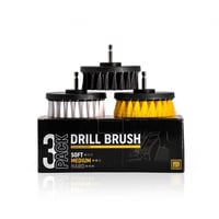 WORK STUFF DRILL BRUSH – Matkap ile kullanılan Detaylı Temizlik Fırçaları – 3'lü Set ( SOFT | MEDIUM | HARD )