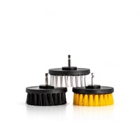 WORK STUFF DRILL BRUSH – Matkap ile kullanılan Detaylı Temizlik Fırçaları – 3'lü Set ( SOFT | MEDIUM | HARD )